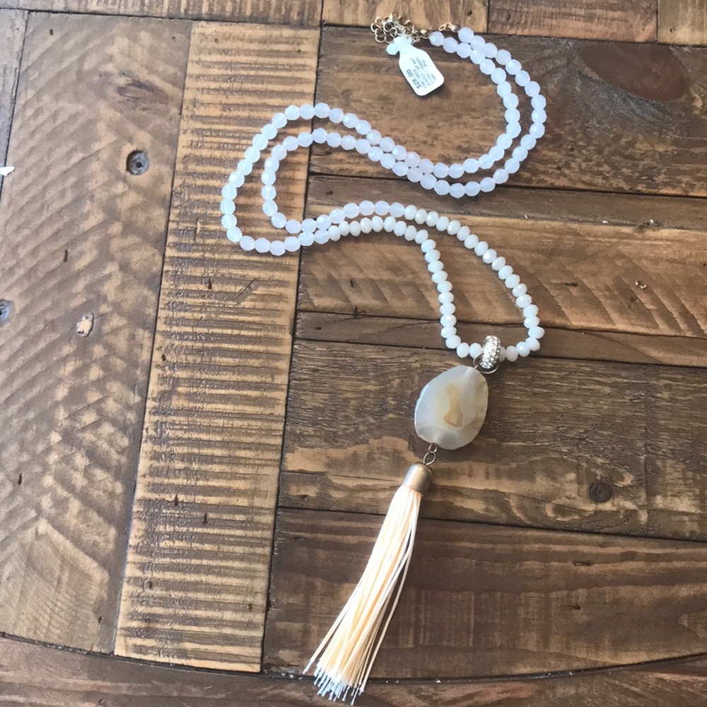 Francesca’s long necklace